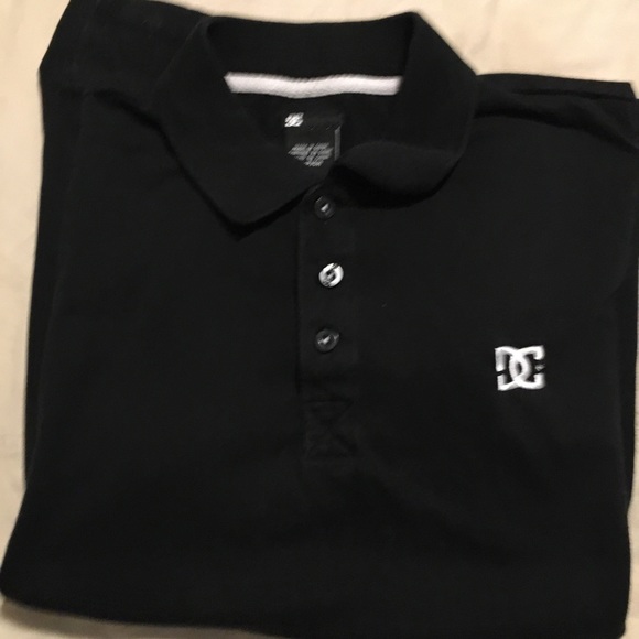 DC Other - DC black polo top.  Must bundle closet does not accept orders less than $9